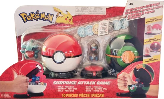 Pokémon - Surprise Attack Game - Gible + Poké Ball - Deino Dusk Ball