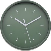 Horloge Murale Quartz Premium - Avec Crochet de Suspension - Vert - Ø 20 cm