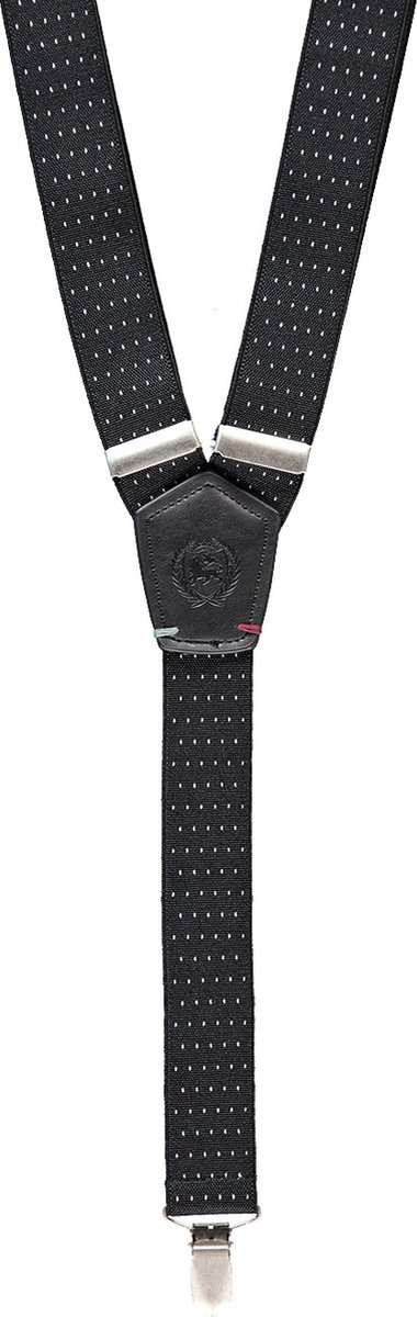 Lerros - Bretels - Heren - 1 Size - Zwart - Polyester - 58W9001