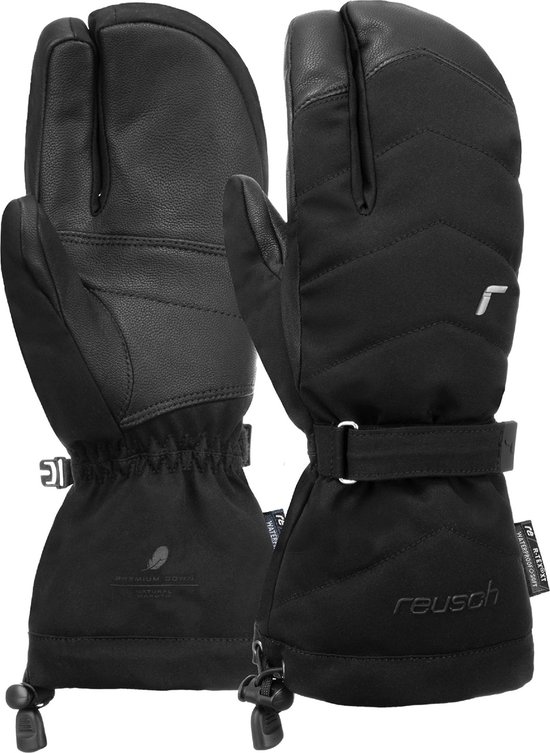 Foto: Reusch nadia r tex xt lobster skihandschoenen dames black 7 5