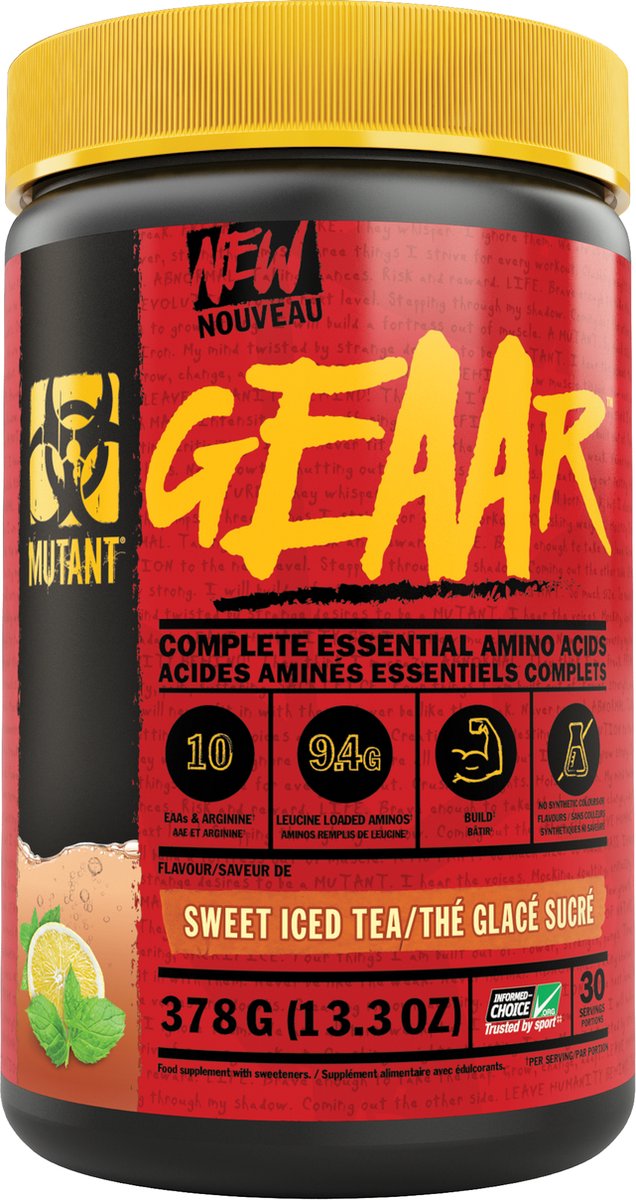 Goedkoopste Mutant GEAAR 30servings Sweet Iced Tea