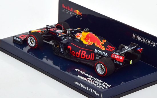 Red Bull Racing Honda RB16B #33 Winner Dutch GP 2021 - 1:43 - Minichamps van Merkloos — afbeelding 3
