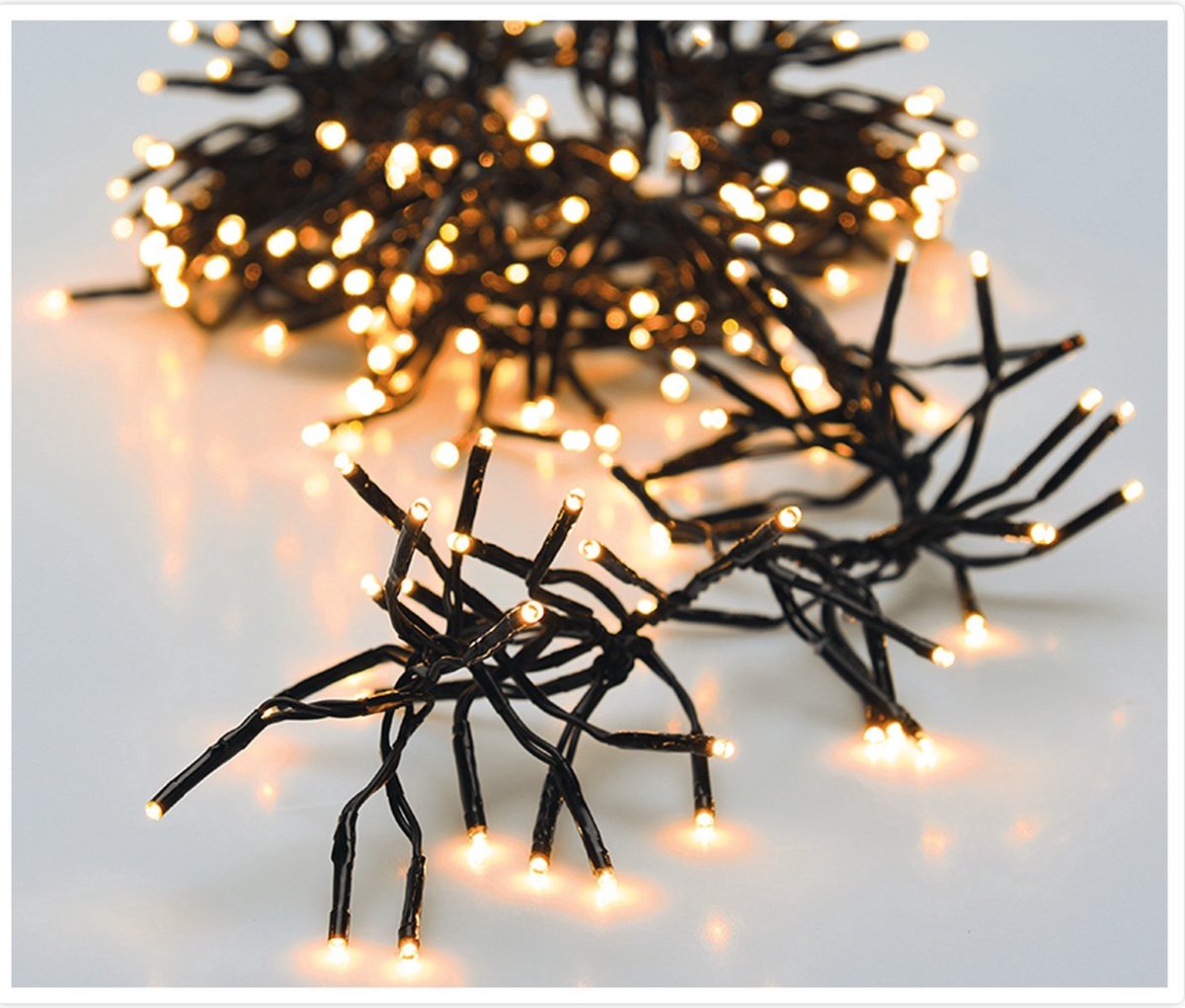 Kerstverlichting Clusterverlichting 384 led lichtjes Warm wit