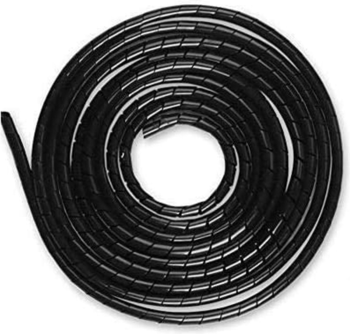LAUWG - Kabelslang 4-50 mm (6 m), 6-60 mm (4 m), organizer kabelgoot bescherming kabelafdekking, totaal 10 m, zwart