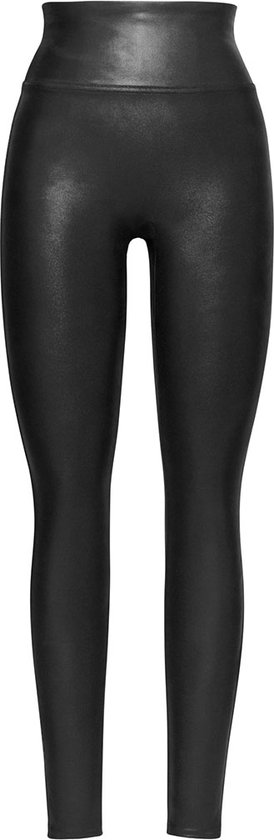 Spanx Faux Leather Legging Plus - Zwart - Maat XXL -  Zwart