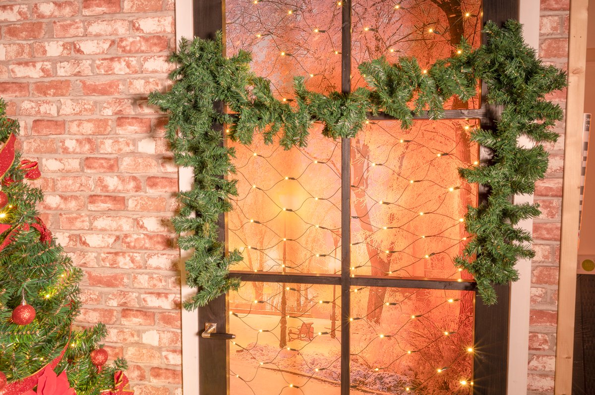 Christmas Gifts Kerstslinger - Kunststof Dennenslinger - Garland Groen - 270 CM – foto 6