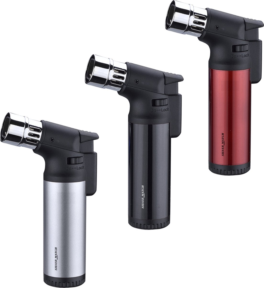 VVAY Briquet Tempête Long de Gaz Rechargeable, Flamme à Jet Réglable, Coupe-Vent VVAY Briquet Tempête Long de Gaz Rechargeable, Flamme à Jet Réglable, Coupe-Vent