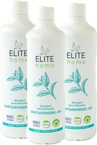 The Elite Home Vloeibaar Vaatwasmiddel Voordeelverpakking | Natuurlijk vloeibaar vaatwasmiddel | 3 x 32 keren afwassen | Dierproefvrij.