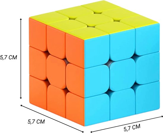 Thumbnail van een extra afbeelding van het spel Speed Cube Set - 2x2, 3x3 - Rubiks Cube - Kubus - Magic Cube - Breinbreker