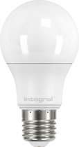 Lampe LED intégrée E27 5,5 watts blanc très chaud 2700K 470 lumen couvercle givré