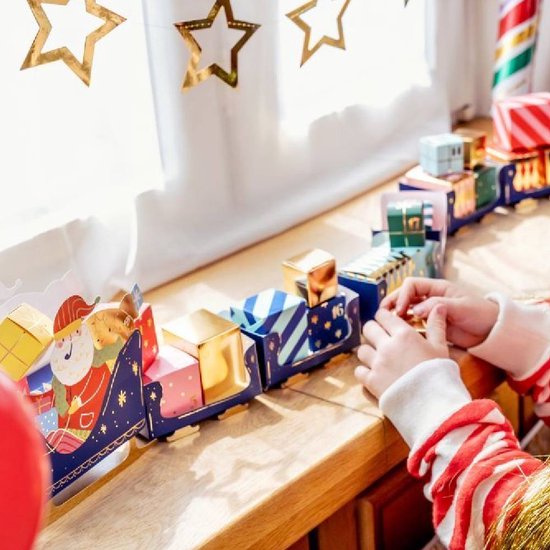 Partydeco - Adventskalender Santa's Slee (DIY)