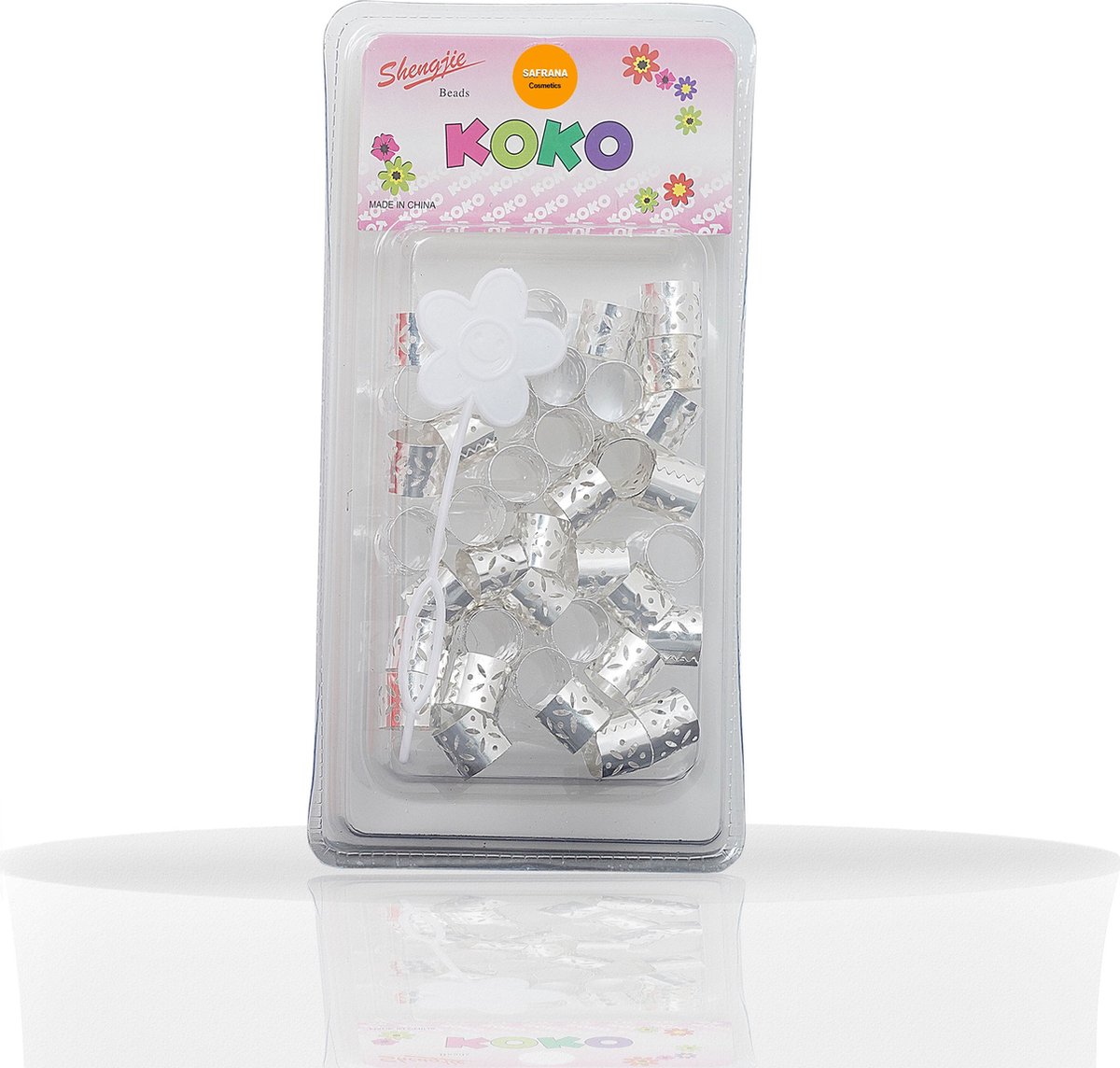 Goedkoopste Beads for Braids - Dreadlock Haar Ringen - Extension Kralen - 25 stuks - Zilver