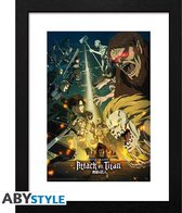 ATTACK ON TITAN - Season 4 key art 3 - Collector Print '30x40cm'