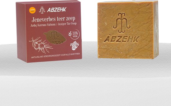 stapel Berg onderschrift Abzehk Jeneverbes Teerzeep ( Juniper Par Soap). 100% Handmade en Natural.  Inhoud 150gr... | bol.com