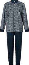 Lunatex tricot dames pyjama 4174 - M - Blauw.