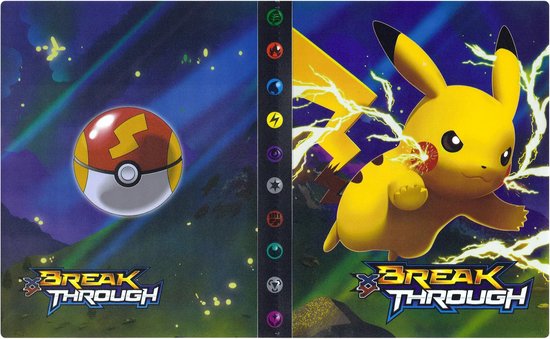 Thumbnail van een extra afbeelding van het spel A.A.S Verzamelmap -Ideaal voor Pokémon Kaarten -Album Voor 240 kaarten- Geschikt voor Pokémon- Pikachu - A5 formaat