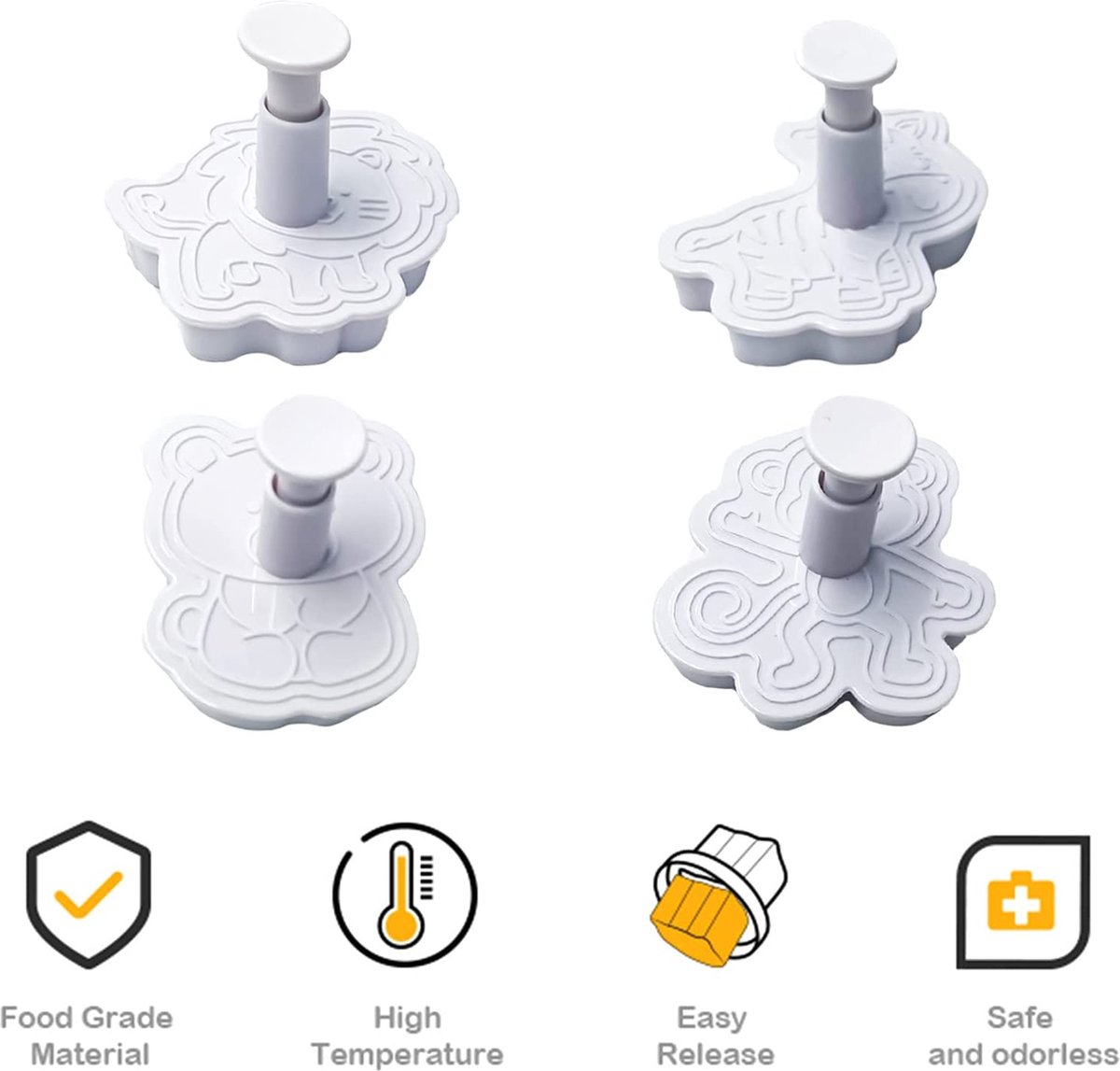 Emporte-pièce, Moules à Biscuits En Bois Sculptés Timbres De