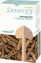 Cressana CressanZenergy Ashwagandha - 60 vegan capsules