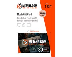 Film cadeaubon | Movie Gift Card | Cadeaukaart | 3-5 films op meJane.com