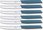 Couteaux de table Victorinox Swiss Modern 6 pièces - Blauw