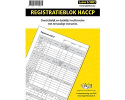 LabelLord | Registratieblok HACCP / HCN registratieblok
