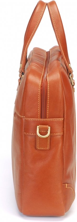 STILORD Pierce Laptoptas Leer met Handvat Vintage Business Bag voor 13,3 MacBooks Leren Aktetas A4 Documenten Mannen Vrouwen Zakelijke Messenger Bag Echt Leer Kleur:zamora - bruin