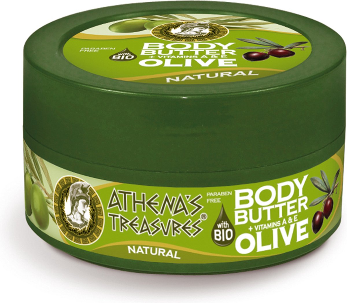 Pharmaid Athenas Treasures Body Butter Natural Olijfolie 75ml | Rhodos Bodybutters