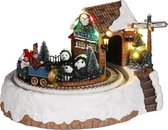 Luville - The Zoo train à piles - l14xw20.5xh15cm - Maisons & Villages de Noël de Noël