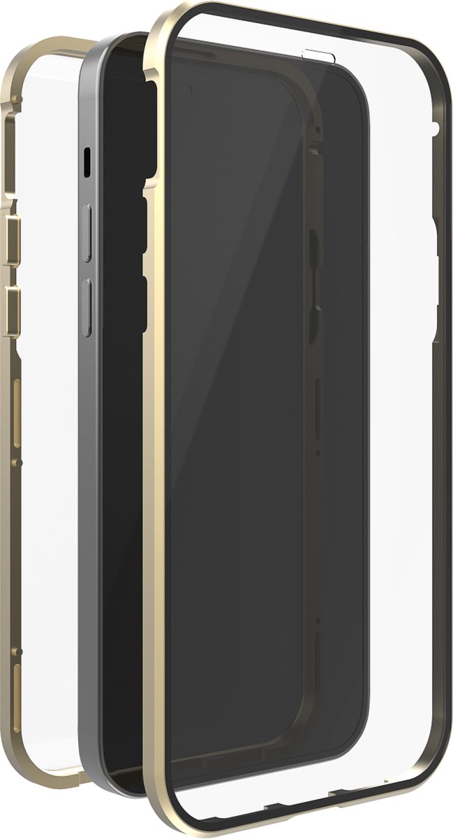 White Diamonds 360 Glass Cover For Apple IPhone 12 Mini Goud