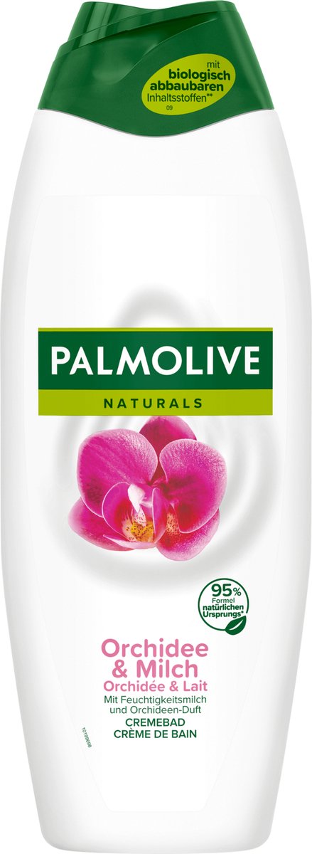 Palmolive Naturals Badcrème Wilde orchidee & hydraterende melk, 650 ml