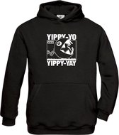 Klere-Zooi - Yippy-Yo Yippy-Yay - Hoodie - 164 (14/15 jaar)