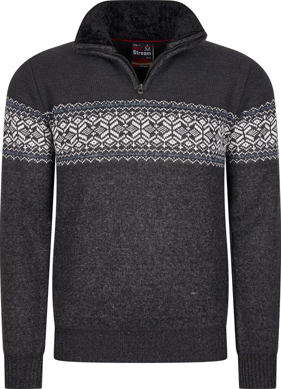 The Wildstream Cardigan Homme-Sardonian - Pull-Gris Charcoal-Taille S |  