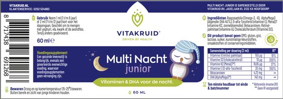 Vitakruid Multi Dag & Nacht Junior -