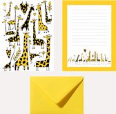 briefpapier en enveloppen Giraffe A5