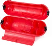 Benson Stekkersafe - Veiligheidsbox voor Schuko Stekkerverbindingen - Rood