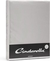 Cinderella - Hoeslaken (tot 25 cm) - Jersey - 140x210/220 cm - Lichtgrijs