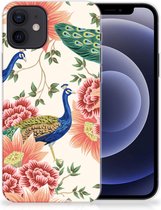 TPU Hoesje Geschikt voor iPhone12 | 12 Pro (6.1") Pink Peacock