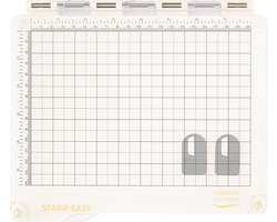 Vaessen Creative Stempelhulp - Stamp Easy - 22 x 16,6 cm - Magnetisch - Antislip