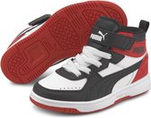 PUMA Rebound JOY AC PS Unisex Sneakers - White/Black/HighRiskRed - Maat 28