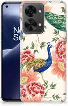 TPU Hoesje geschikt voor OnePlus Nord 2T Pink Peacock