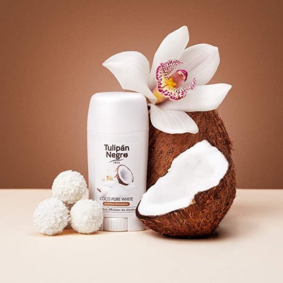 Tulipan Negro Deodorant - Coco Pure White / Kokos deodorant / Aluminium  vrij- 50ml /... | bol.com