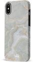 foto van Marble Green Illusion - Double Layer - Hoesje geschikt voor iPhone X / iPhone Xs - Marmer hoesje groen - Hard Case geschikt voor iPhone Xs / iPhone X - Groen