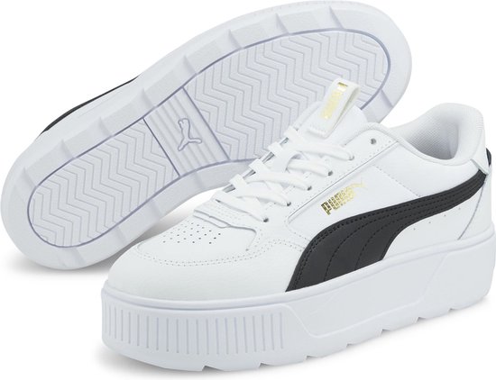 Baskets pour femmes pour femmes PUMA Karmen Rebelle White Noir Taille 42 bol
