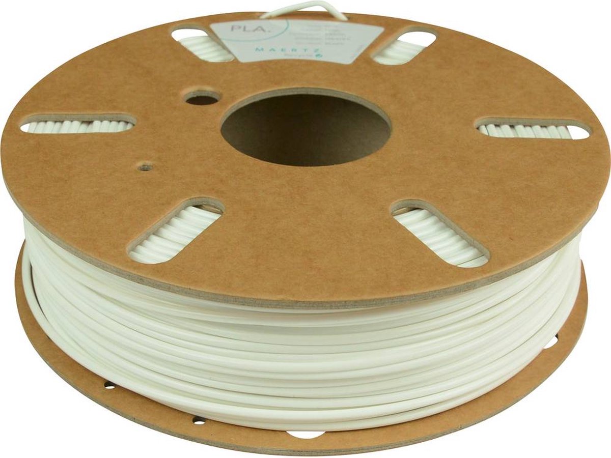 Maertz PMMA-1000-004 Polyactic-Acid Filament PLA kunststof 2.85 mm 750 g Wit 1 stuk(s)
