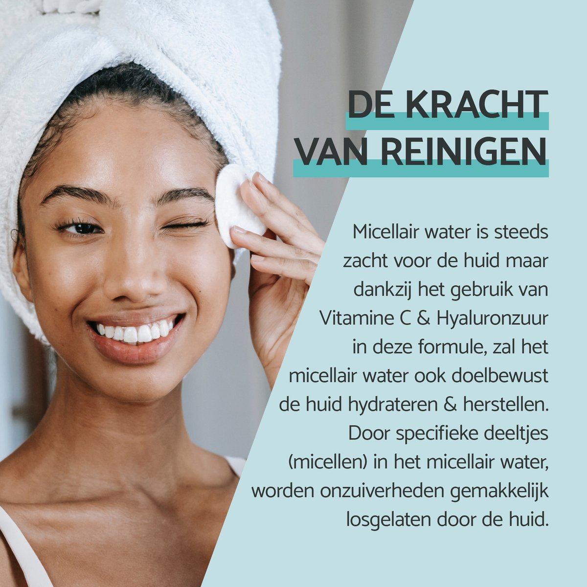 Remescar Micellair Water 3 in 1 - Gezichtsreiniger met vitamine C en Hyaluronzuur, Make Up Remover voor intensieve reiniging van de huid en verwijdering van onzuiverheden, Face Wash voor hydratatie en reiniging, 200 ml thumbnail 2