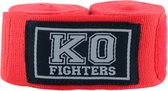 KO Fighters - Bandage Boksen - Kickboks Bandage - Rood - 4.5M