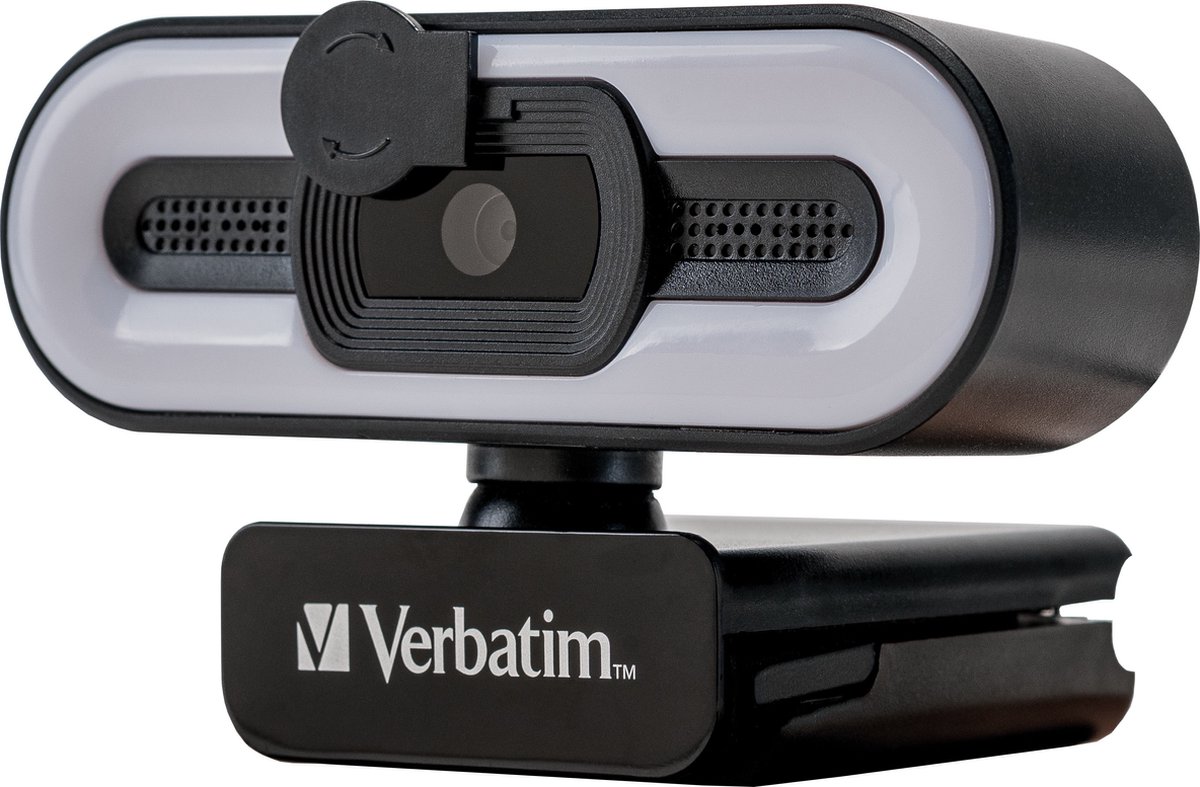 Full HD 1.080P Autofocus Webcam met Microfoon en Licht