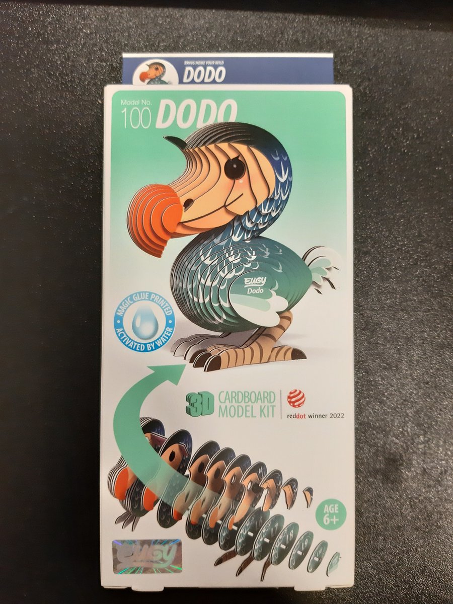 EUGY 3D Puzzel - Dodo - Vogels - Duurzaam - Verzamel Ze Allemaal - 6 Jaar — afbeelding 6