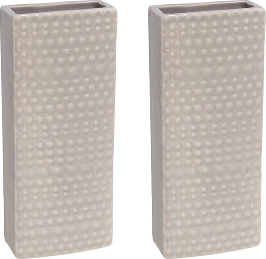 6x Radiator bak waterverdamper 17,7 cm - Rechthoekig Luna grijs- Waterverdampers voor de verwarming - Luchtvochtigheid verhogen