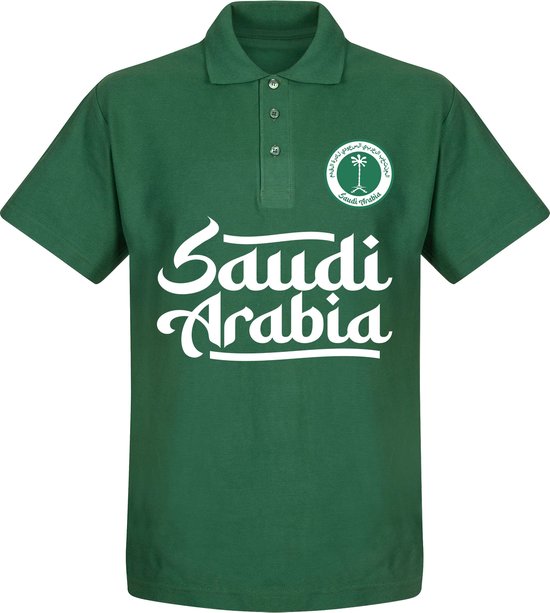 Saudi-Arabië Team Polo Shirt - Donkergroen - XXL